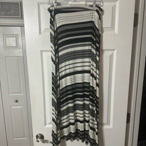 Striped Maxi Skirt